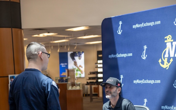 NASCAR Driver Jimmie Johnson autograph signing at NEX