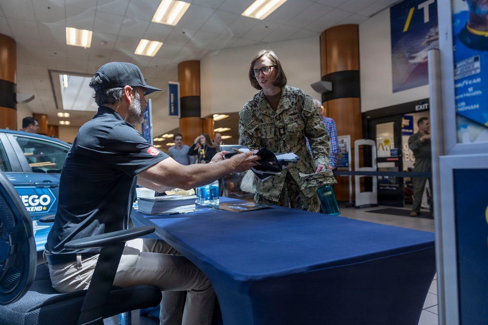 NASCAR Driver Jimmie Johnson autograph signing at NEX