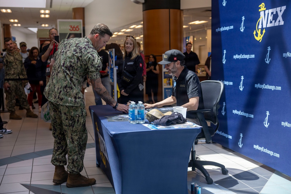 NASCAR Driver Jimmie Johnson autograph signing at NEX