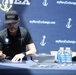 NASCAR driver autograph signing at NEX