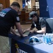 NASCAR driver autograph signing at NEX