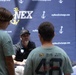 NASCAR driver autograph signing at NEX