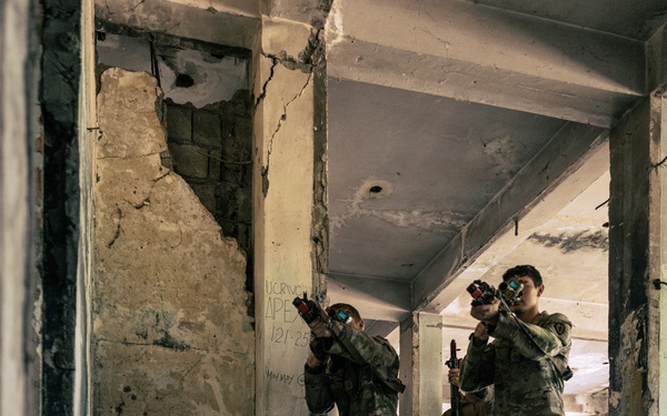 U.S. Soldiers train with M250, M7 in the Philippines