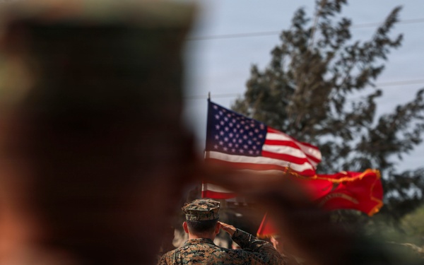 3rd LCT Holds Relief and Appointment Ceremony while deployed to the Philippines