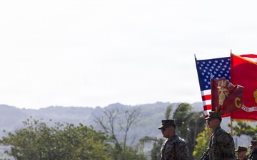 3rd LCT Holds Relief and Appointment Ceremony while deployed to the Philippines