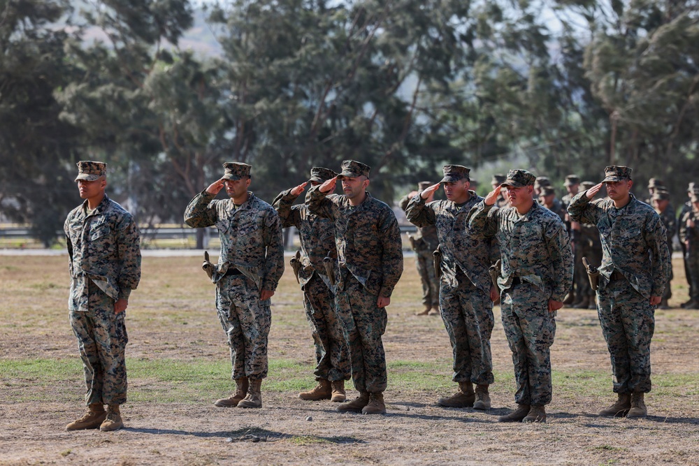3rd LCT Holds Relief and Appointment Ceremony while deployed to the Philippines