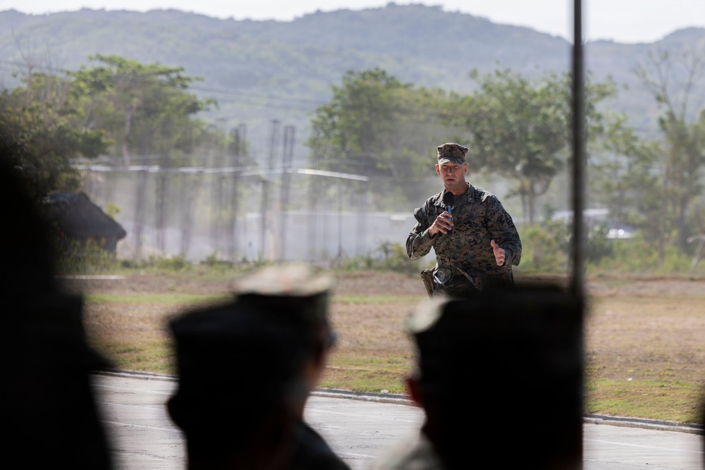 3rd LCT Holds Relief and Appointment Ceremony while deployed to the Philippines