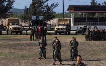 3rd LCT Holds Relief and Appointment Ceremony while deployed to the Philippines