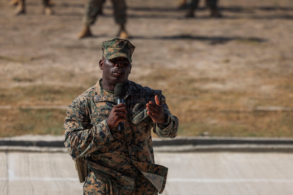 3rd LCT Holds Relief and Appointment Ceremony while deployed to the Philippines