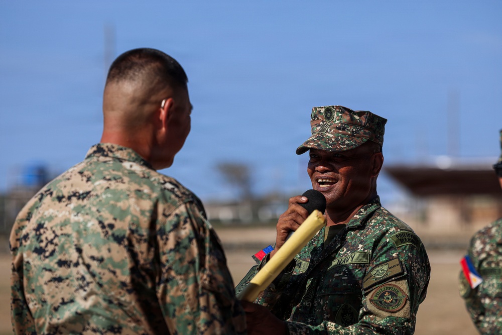 3rd LCT Holds Relief and Appointment Ceremony while deployed to the Philippines