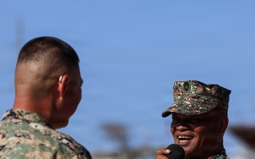 3rd LCT Holds Relief and Appointment Ceremony while deployed to the Philippines