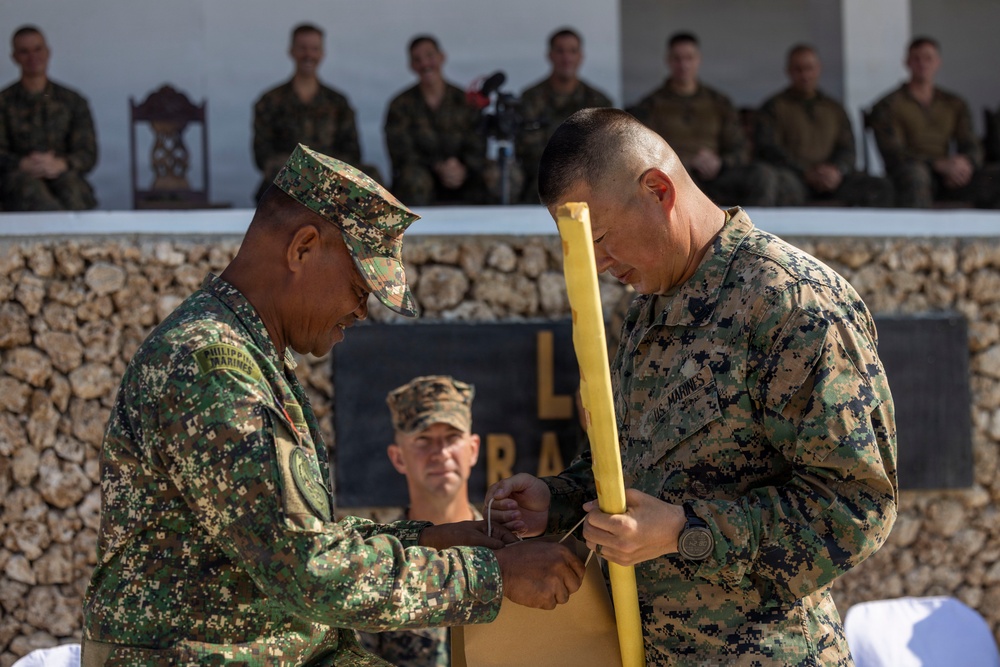 3rd LCT Holds Relief and Appointment Ceremony while deployed to the Philippines