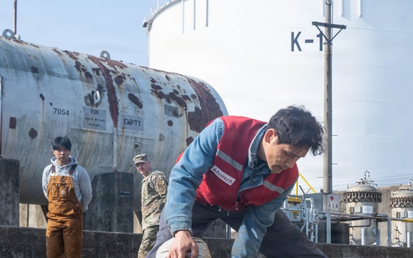 8th Logistics Readiness Squadron conducts training with defense logistics agencies at Gunsan