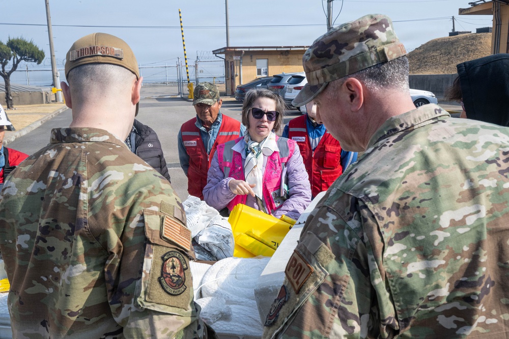 8th Logistics Readiness Squadron conducts training with defense logistics agencies at Gunsan