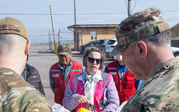 8th Logistics Readiness Squadron conducts training with defense logistics agencies at Gunsan
