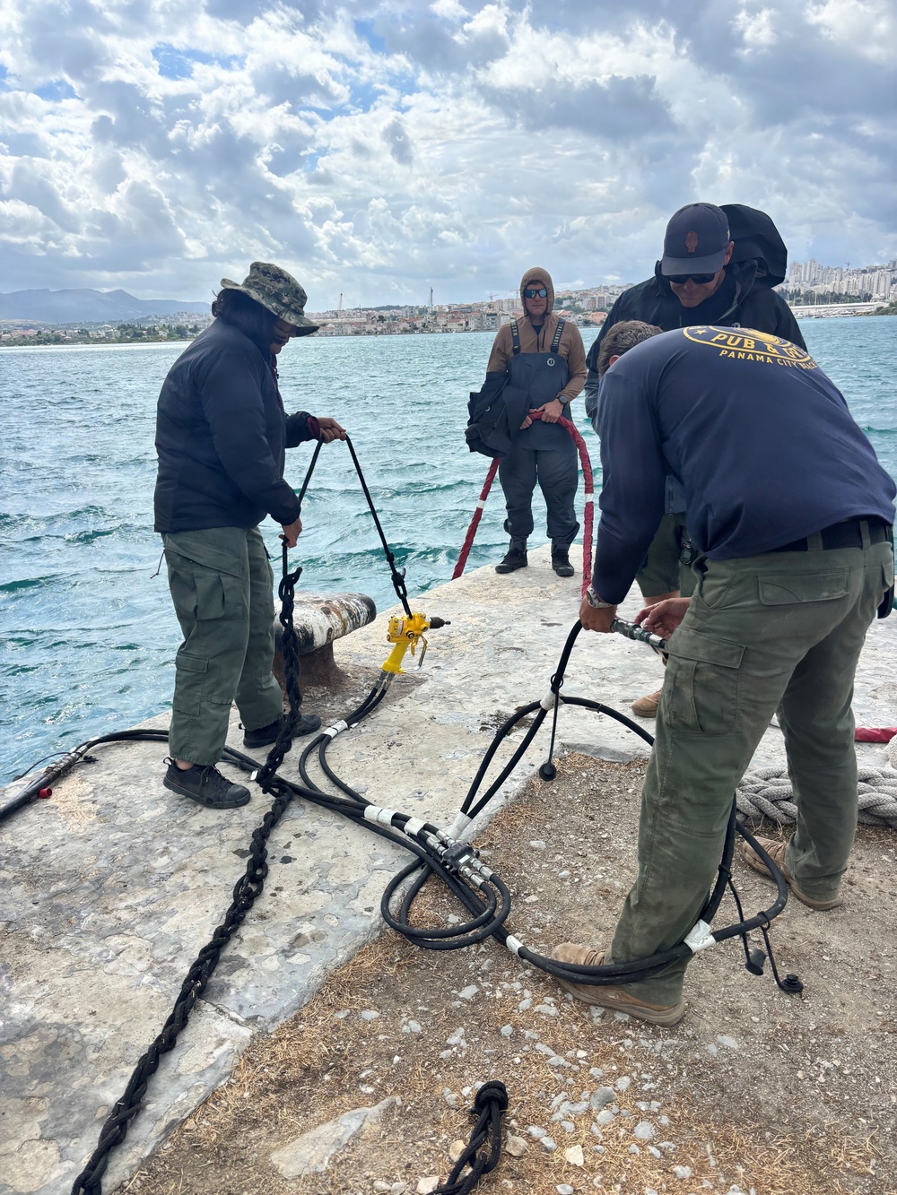 U.S. Navy Divers Conduct Maritime Infrastructure Repairs in Croatia