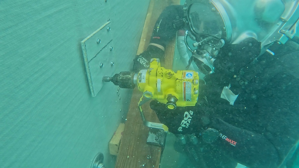 U.S. Navy Divers Conduct Maritime Infrastructure Repairs in Croatia