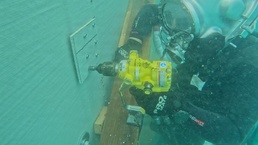 U.S. Navy Divers Conduct Maritime Infrastructure Repairs in Croatia