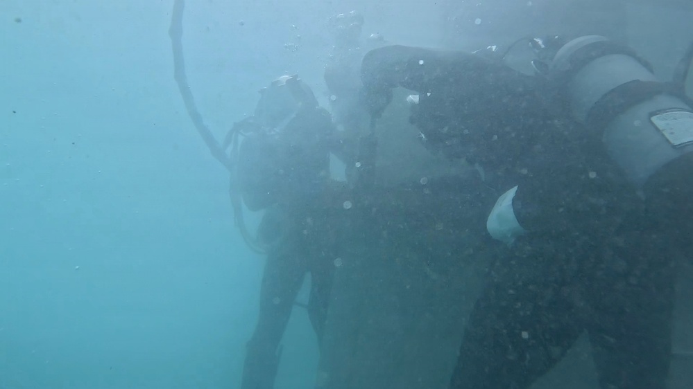 U.S. Navy Divers Conduct Maritime Infrastructure Repairs in Croatia