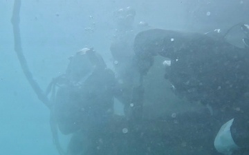 U.S. Navy Divers Conduct Maritime Infrastructure Repairs in Croatia
