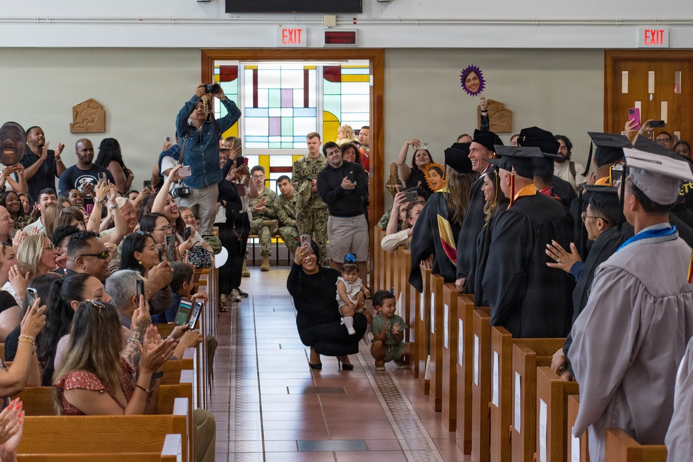 Naval Station Rota holds college graduation ceremony