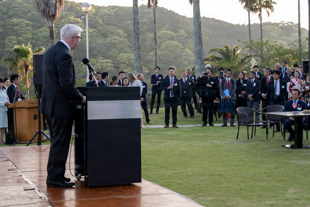 Shimoda City hosts welcome reception for officials and military members during 87th annual Black Ship Festival