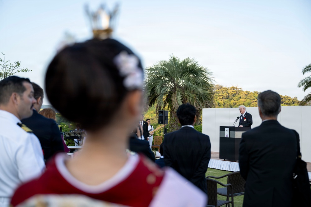 Shimoda City hosts welcome reception for officials and military members during 87th annual Black Ship Festival