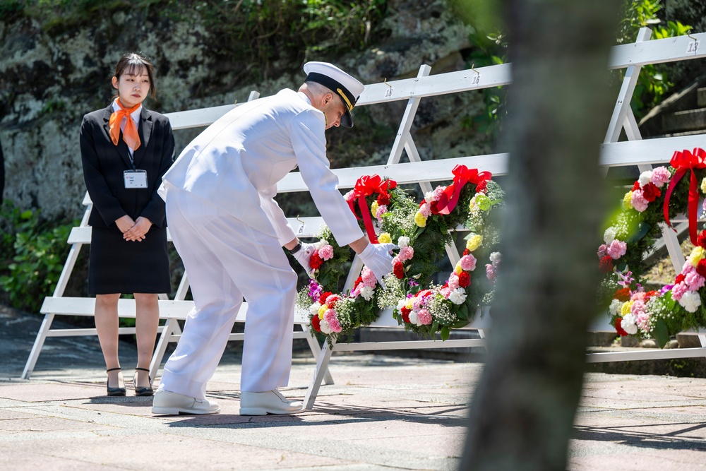 U.S. Ambassador to Japan, Mayor of Newport, R.I., and U.S. military commanding officers participate in 87th annual Black Ship Festival Official Ceremony in Shimoda, Japan