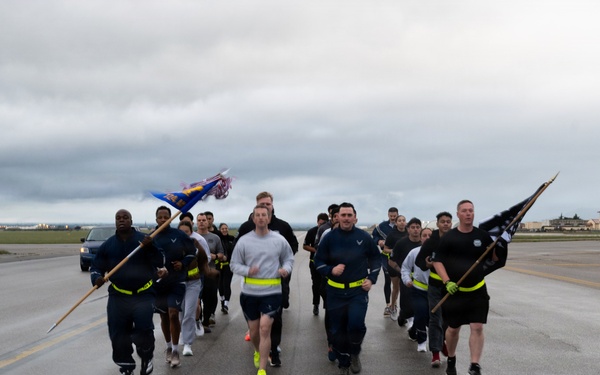 724 AMS remembers fallen comrades in Port Dawg Memorial Run