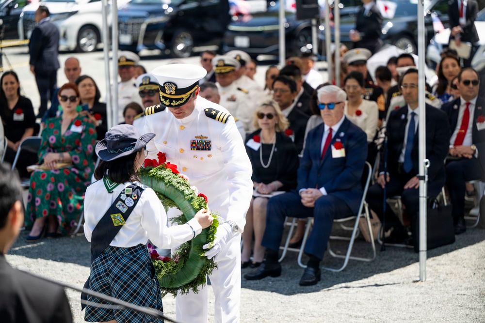 U.S. Ambassador to Japan, Mayor of Newport, R.I., and U.S. military commanding officers participate in 87th annual Black Ship Festival Official Ceremony in Shimoda, Japan