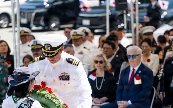 U.S. Ambassador to Japan, Mayor of Newport, R.I., and U.S. military commanding officers participate in 87th annual Black Ship Festival Official Ceremony in Shimoda, Japan