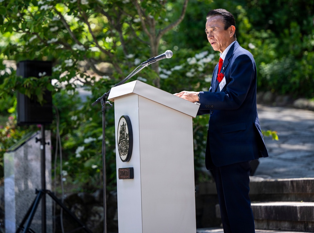 U.S. Ambassador to Japan, Mayor of Newport, R.I., and U.S. military commanding officers participate in 87th annual Black Ship Festival Official Ceremony in Shimoda, Japan