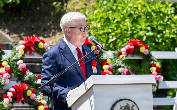 U.S. Ambassador to Japan, Mayor of Newport, R.I., and U.S. military commanding officers participate in 87th annual Black Ship Festival Official Ceremony in Shimoda, Japan