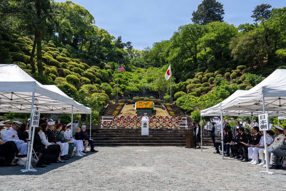 U.S. Ambassador to Japan, Mayor of Newport, R.I., and U.S. military commanding officers participate in 87th annual Black Ship Festival Official Ceremony in Shimoda, Japan