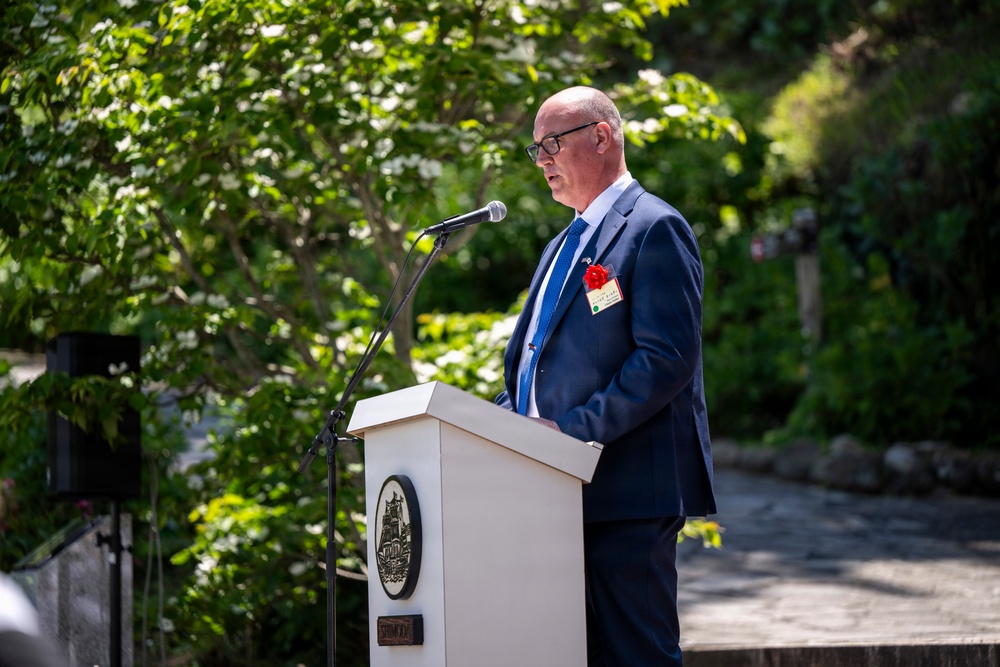 U.S. Ambassador to Japan, Mayor of Newport, R.I., and U.S. military commanding officers participate in 87th annual Black Ship Festival Official Ceremony in Shimoda, Japan