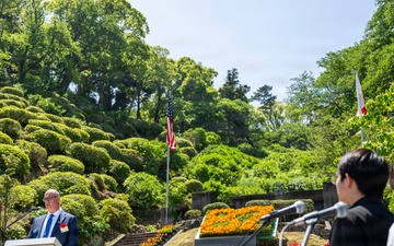 U.S. Ambassador to Japan, Mayor of Newport, R.I., and U.S. military commanding officers participate in 87th annual Black Ship Festival Official Ceremony in Shimoda, Japan