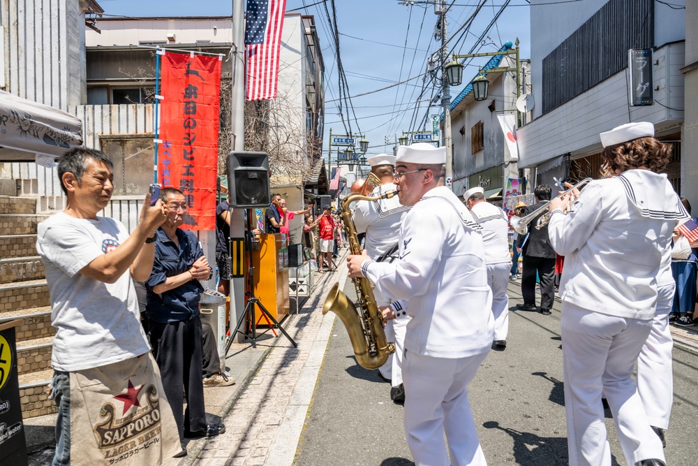 Mayor of Newport, R.I., and U.S. military members participate in 87th annual Black Ship Festival Official Parade in Shimoda, Japan
