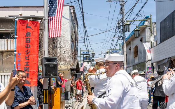 Mayor of Newport, R.I., and U.S. military members participate in 87th annual Black Ship Festival Official Parade in Shimoda, Japan