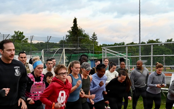 USAG Stuttgart community honors fallen during early morning Murph Challenge on Husky Field, Patch Barracks,  May 20, 2026