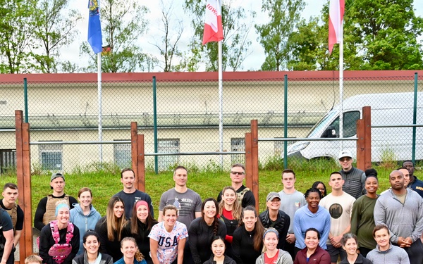 USAG Stuttgart community honors fallen during early morning Murph Challenge on Husky Field, Patch Barracks,  May 20, 2026