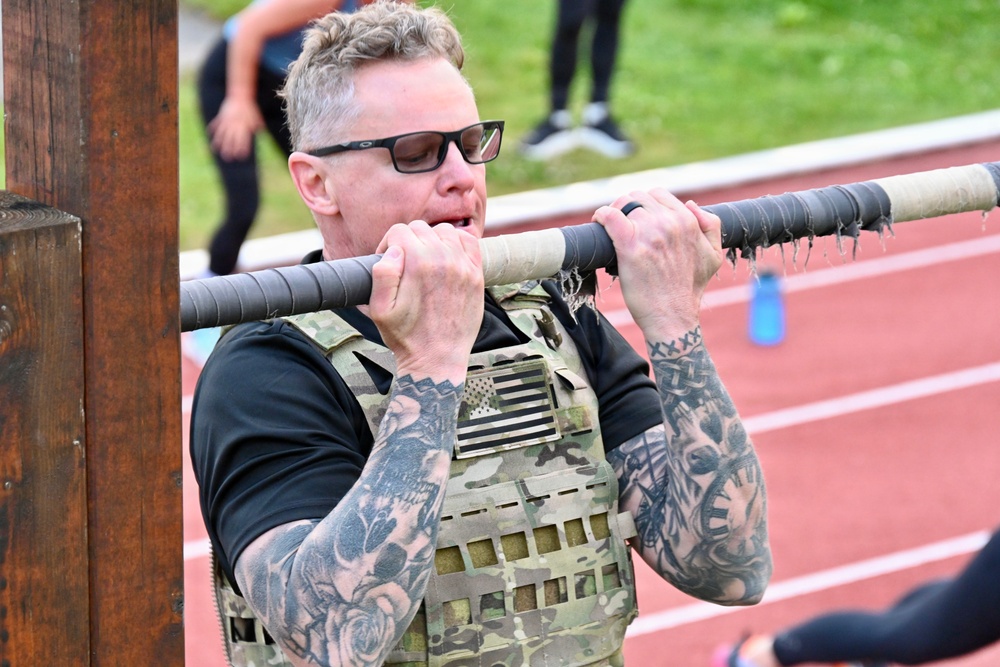 USAG Stuttgart community honors fallen during early morning Murph Challenge on Husky Field, Patch Barracks,  May 20, 2026