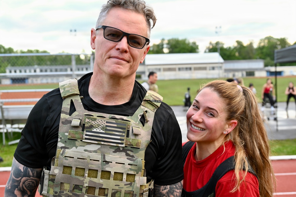 USAG Stuttgart community honors fallen during early morning Murph Challenge on Husky Field, Patch Barracks,  May 20, 2026
