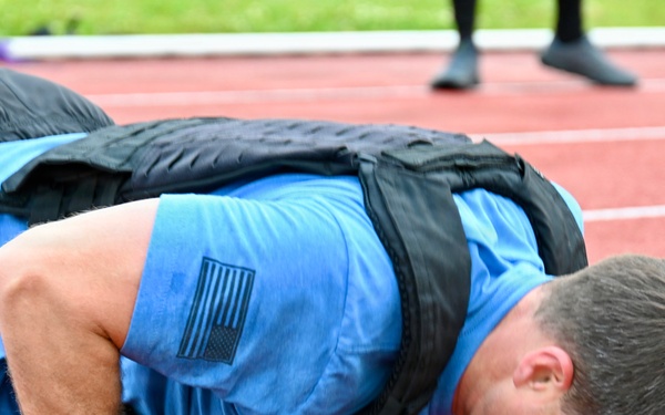 USAG Stuttgart community honors fallen during early morning Murph Challenge on Husky Field, Patch Barracks,  May 20, 2026