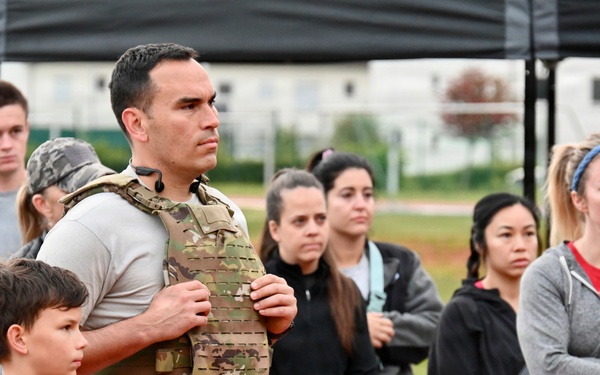 USAG Stuttgart community honors fallen during early morning Murph Challenge on Husky Field, Patch Barracks,  May 20, 2026