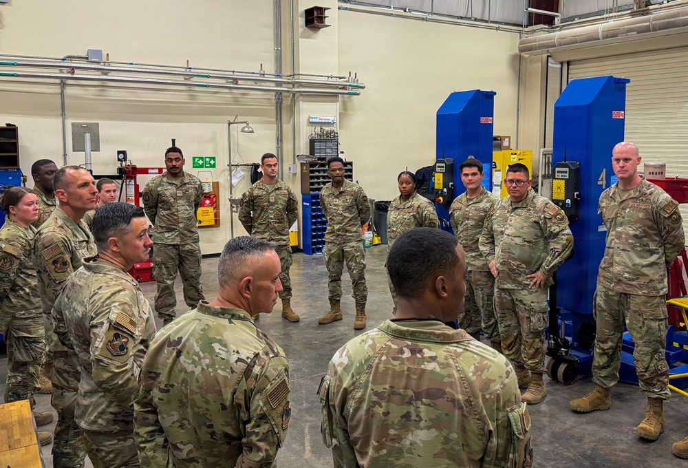 Boss Wing command team visits Djibouti