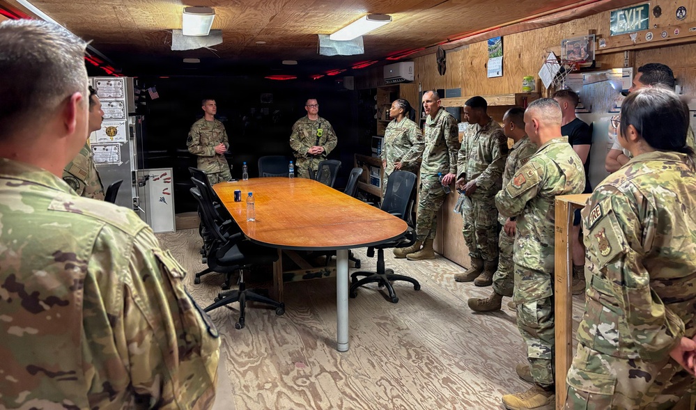 Boss Wing command team visits Djibouti