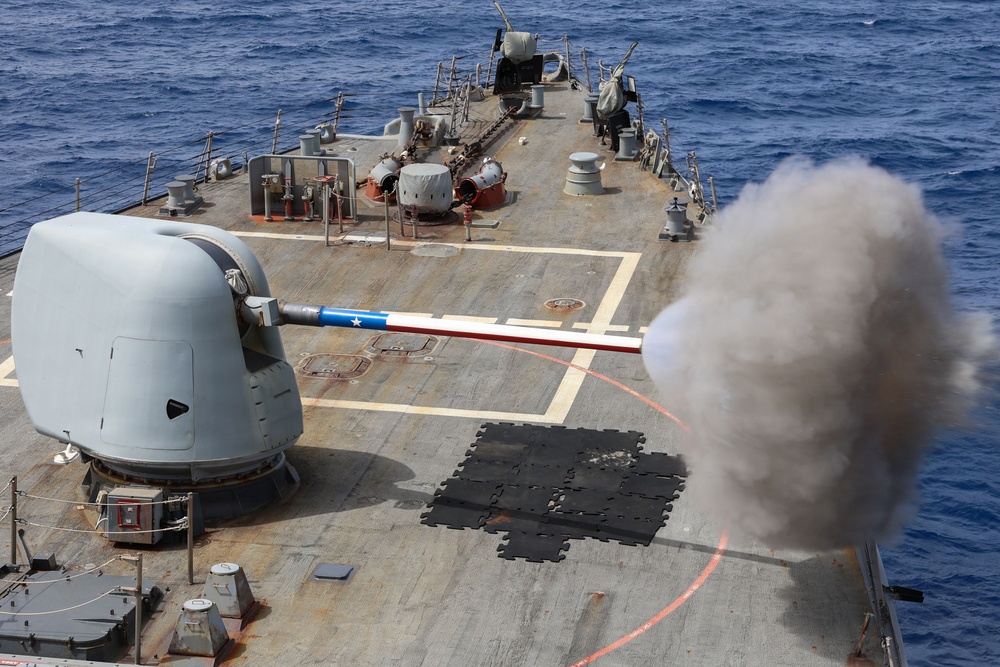 Live Fire Exercise aboard USS Gonzalez (DDG 66)