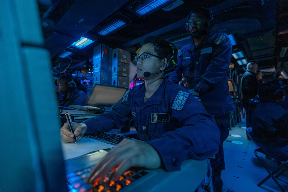 Combat Systems Training Team aboard USS Gonzalez (DDG 66)