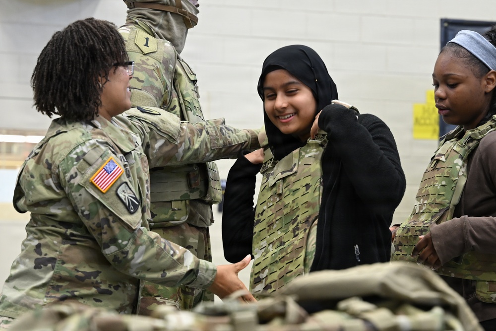 U.S. Army Tank-automotive and Armaments Command welcomes local Detroit-area students for tour of the Detroit Arsenal