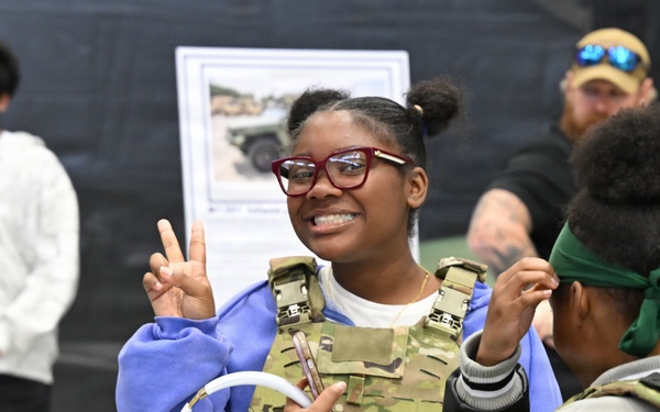 U.S. Army Tank-automotive and Armaments Command welcomes local Detroit-area students for tour of the Detroit Arsenal